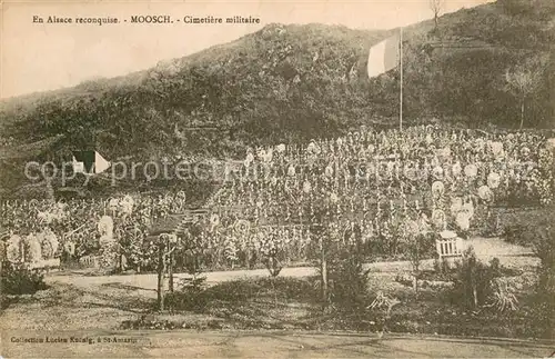 AK / Ansichtskarte Moosch_Haut_Rhin_Alsace Cimetiere militaire Moosch_Haut_Rhin_Alsace