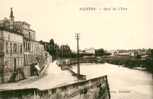 AK / Ansichtskarte Saintes_Charente Maritime Quai de l Yser Saintes Charente Maritime