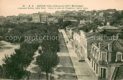 AK / Ansichtskarte Royan_Charente Maritime Boulevard Botton Royan Charente Maritime