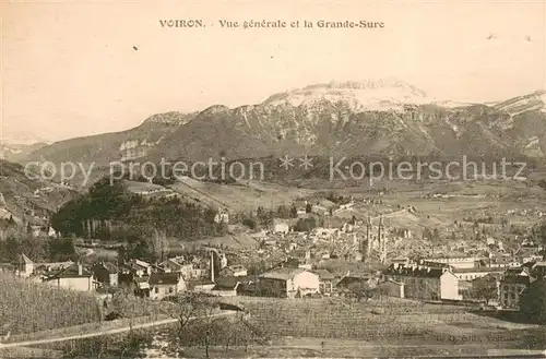 AK / Ansichtskarte Voiron Vue generale et la Grande Sure Voiron