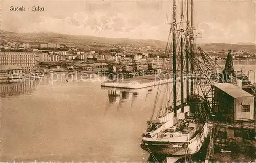 AK / Ansichtskarte Luka Port Bateaux Luka