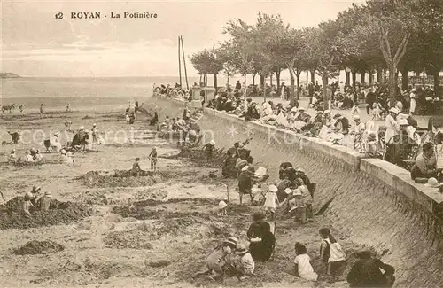 AK / Ansichtskarte Royan_Charente Maritime La Potiniere Plage Royan Charente Maritime