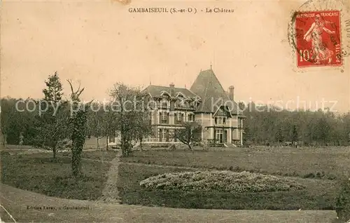 AK / Ansichtskarte Gambaiseuil Chateau Schloss Gambaiseuil