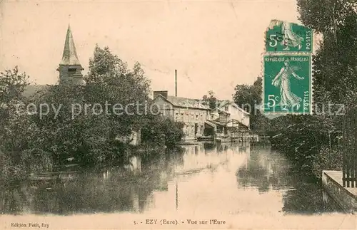 AK / Ansichtskarte Ezy sur Eure Vue sur l Eure Ezy sur Eure