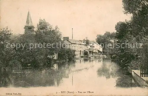 AK / Ansichtskarte Ezy sur Eure Vue sur l Eure Ezy sur Eure