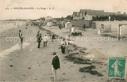 AK / Ansichtskarte Chatelaillon Plage La plage Chatelaillon Plage