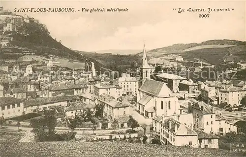 AK / Ansichtskarte Saint Flour_Cantal Faubourg vue generale meridionale Saint Flour Cantal