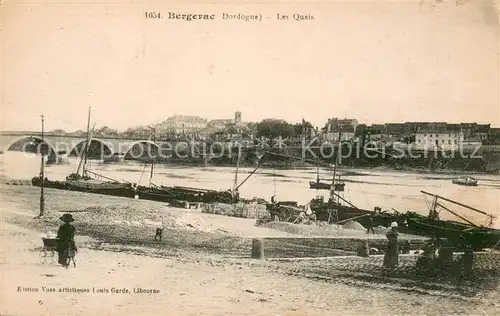 AK / Ansichtskarte Bergerac Les quais Bergerac