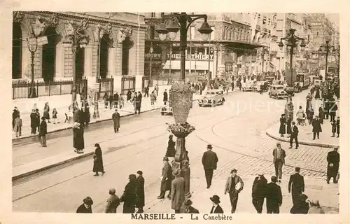 AK / Ansichtskarte Marseille_Bouches du Rhone La Canebiere Marseille