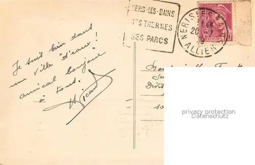 AK / Ansichtskarte Neris les Bains Vue generale Neris Terrasses Neris les Bains