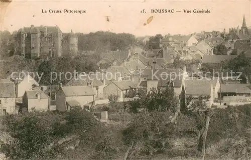 AK / Ansichtskarte Boussac_Creuse Vue generale Boussac Creuse