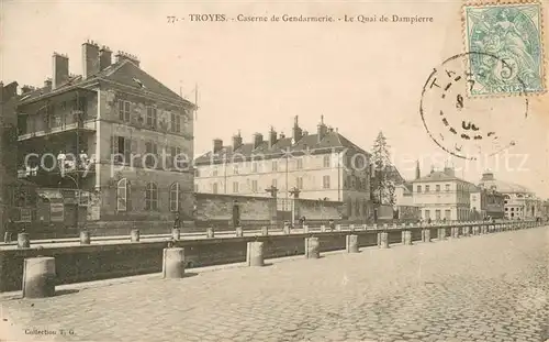 AK / Ansichtskarte Troyes_Aube Caserne de Gendarmerie Quai de Dampierre Troyes Aube