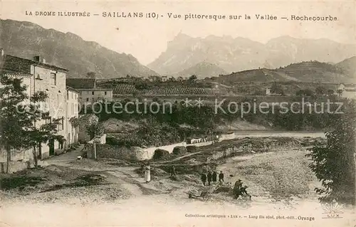 AK / Ansichtskarte Saillans_Drome Vue pittoresque sur la vallee Rochecourbe Saillans_Drome