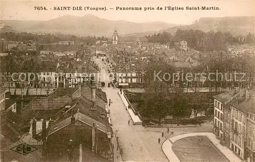 AK / Ansichtskarte Saint Die des Vosges Panorama pris de l Eglise Saint Martin Saint Die des Vosges