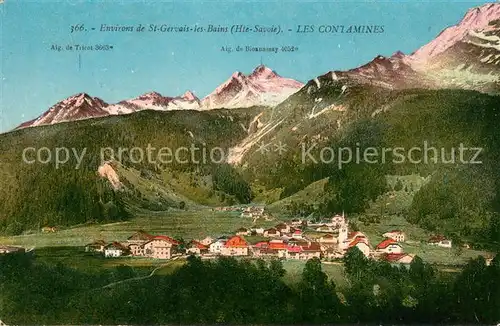AK / Ansichtskarte Saint Gervais les Bains Panorama Les Contamines Alpes Saint Gervais les Bains