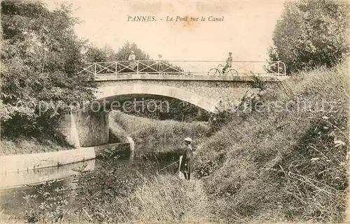 AK / Ansichtskarte Pannes_Loiret Pont sur le canal Pannes Loiret