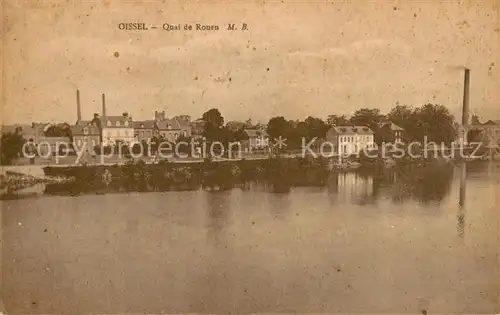AK / Ansichtskarte Oissel Quai de Rouen la Seine Oissel