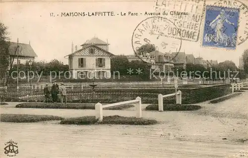 AK / Ansichtskarte Maisons Laffitte Parc Avenue du Chateau Maisons Laffitte