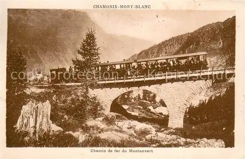 AK / Ansichtskarte Chamonix Chemin de fer du Montanvert Pont Alpes Chamonix