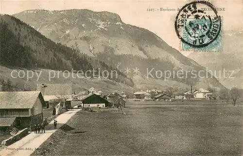 AK / Ansichtskarte Tronchine Vue generale Alpes 