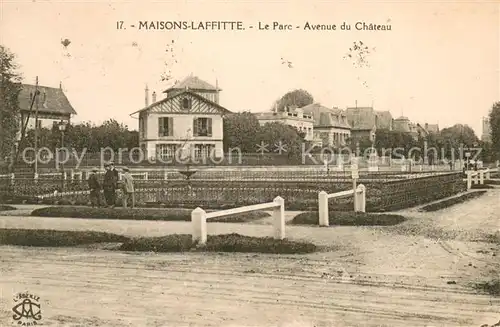 AK / Ansichtskarte Maisons Laffitte Parc Avenue du Chateau Maisons Laffitte