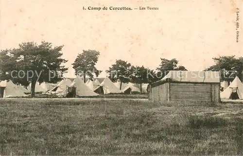 AK / Ansichtskarte Camp_de_Cercottes Les Tentes 