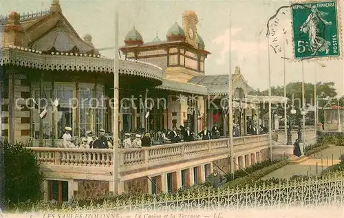 AK / Ansichtskarte Les_Sables d_Olonne Casino et la terrasse Les_Sables d_Olonne