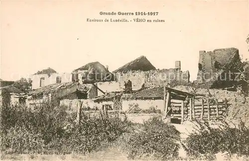 AK / Ansichtskarte Veho Ruines Grande Guerre Truemmer 1. Weltkrieg Veho