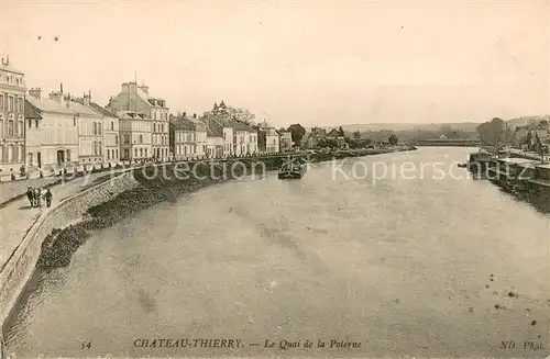 AK / Ansichtskarte Chateau Thierry Quai de la Poterne Chateau Thierry