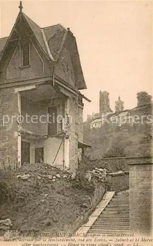 AK / Ansichtskarte Faubourg_Saint_Marcel apres le bombardement Ruines Grande Guerre Truemmer 1. Weltkrieg 