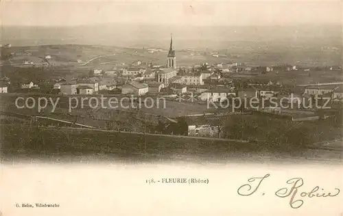 AK / Ansichtskarte Fleurie Vue panoramique Fleurie