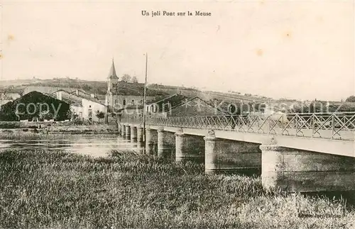 AK / Ansichtskarte Nancy_Lothringen Un joli pont sur la Meuse Nancy Lothringen