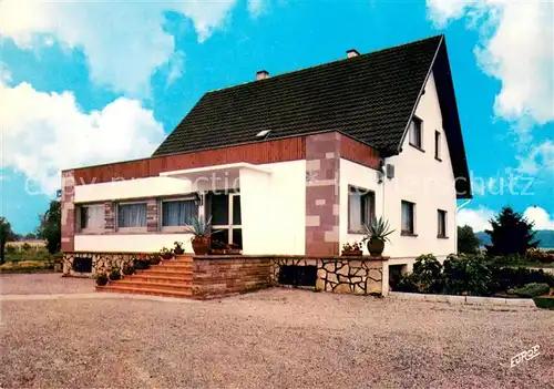 AK / Ansichtskarte Lohr_Bas Rhin Restaurant Aux Trois Roses Lohr Bas Rhin