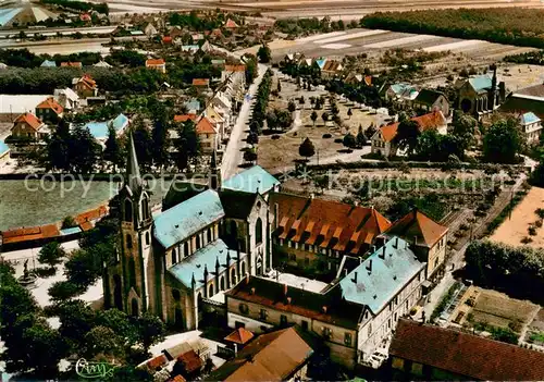 AK / Ansichtskarte Marienthal_Elsass Vue aerienne de la basilique Marienthal Elsass