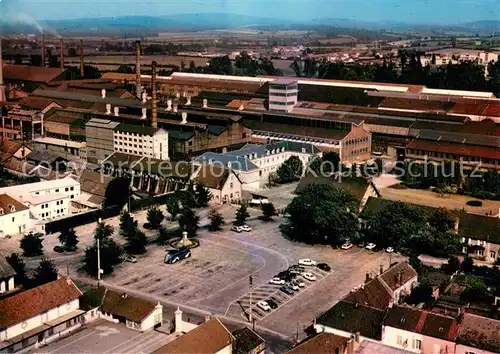 AK / Ansichtskarte Gueugnon Place des Forges vue aerienne Gueugnon