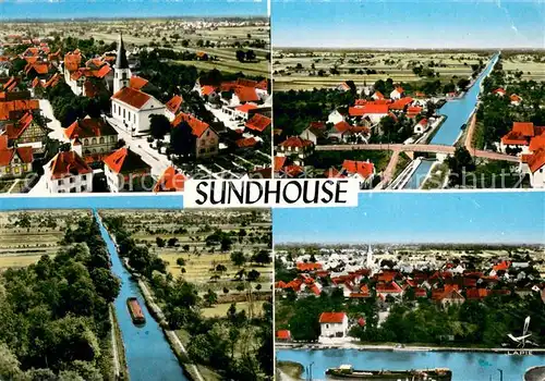 AK / Ansichtskarte Sundhouse Fliegeraufnahmen Sundhouse
