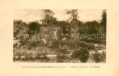 AK / Ansichtskarte Saint Georges de Reintembault Vallee du Beuvron la planche Saint Georges de Reintembault