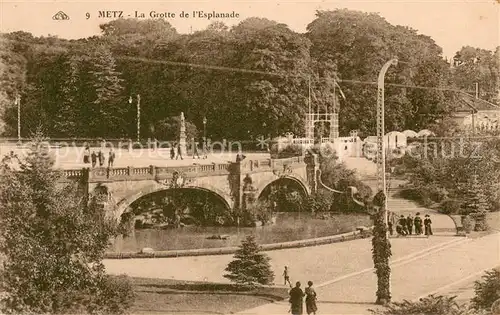 AK / Ansichtskarte Metz_Moselle La Grotte d Esplanade Metz_Moselle