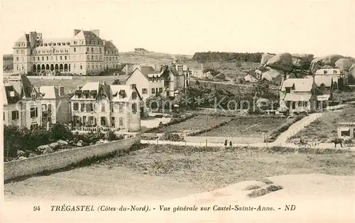 AK / Ansichtskarte Tregastel Vue generale sur Castel Sainte Anne Tregastel