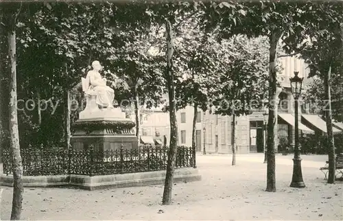 AK / Ansichtskarte Besancon_Doubs Statue de Victor Hugo Monument Promenade Granvelle Besancon Doubs