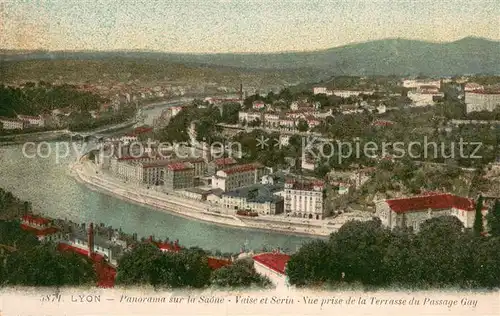 AK / Ansichtskarte Lyon_France Panorama sur la Seine Vaise et Serin vue prise de la Terrasse du Passage Gay Lyon France