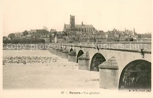 AK / Ansichtskarte Nevers_Nievre Pont sur la Loire Nevers Nievre