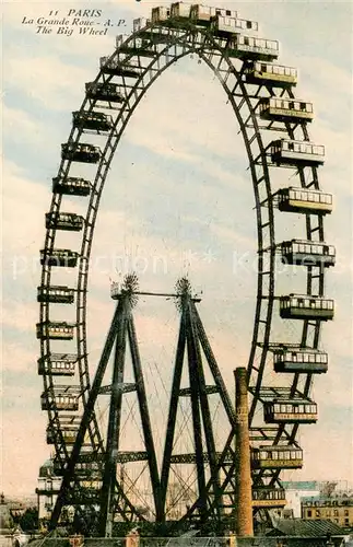 AK / Ansichtskarte Paris Grande Roue Paris