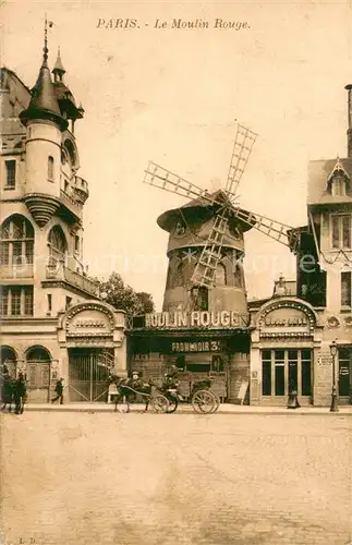 AK / Ansichtskarte Paris Moulin Rouge Paris