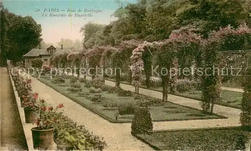 AK / Ansichtskarte Bois_de_Boulogne La Roseraie de Bagatelle Bois_de_Boulogne
