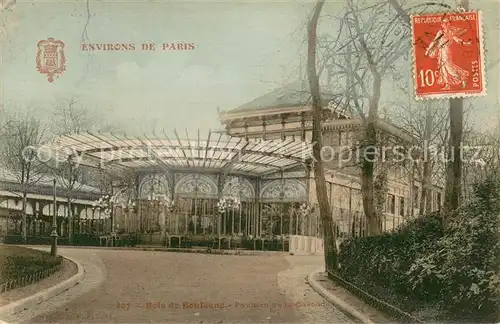AK / Ansichtskarte Bois_de_Boulogne Pavillon de la Cascade Bois_de_Boulogne