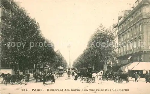 AK / Ansichtskarte Paris Boulevard des Capucines vue prise de la Ruue Caumartin Paris