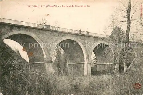 AK / Ansichtskarte Veuxhaulles sur Aube Pont du chemin de fer Veuxhaulles sur Aube