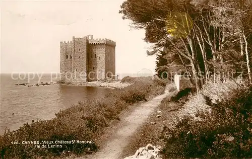 AK / Ansichtskarte Cannes_Alpes Maritimes Vieux Chateau Saint Honorat Ile de Lerins Cannes Alpes Maritimes