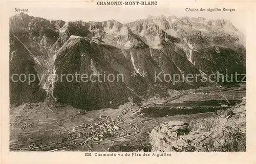 AK / Ansichtskarte Chamonix Chaine des aiguilles Rouges Chamonix